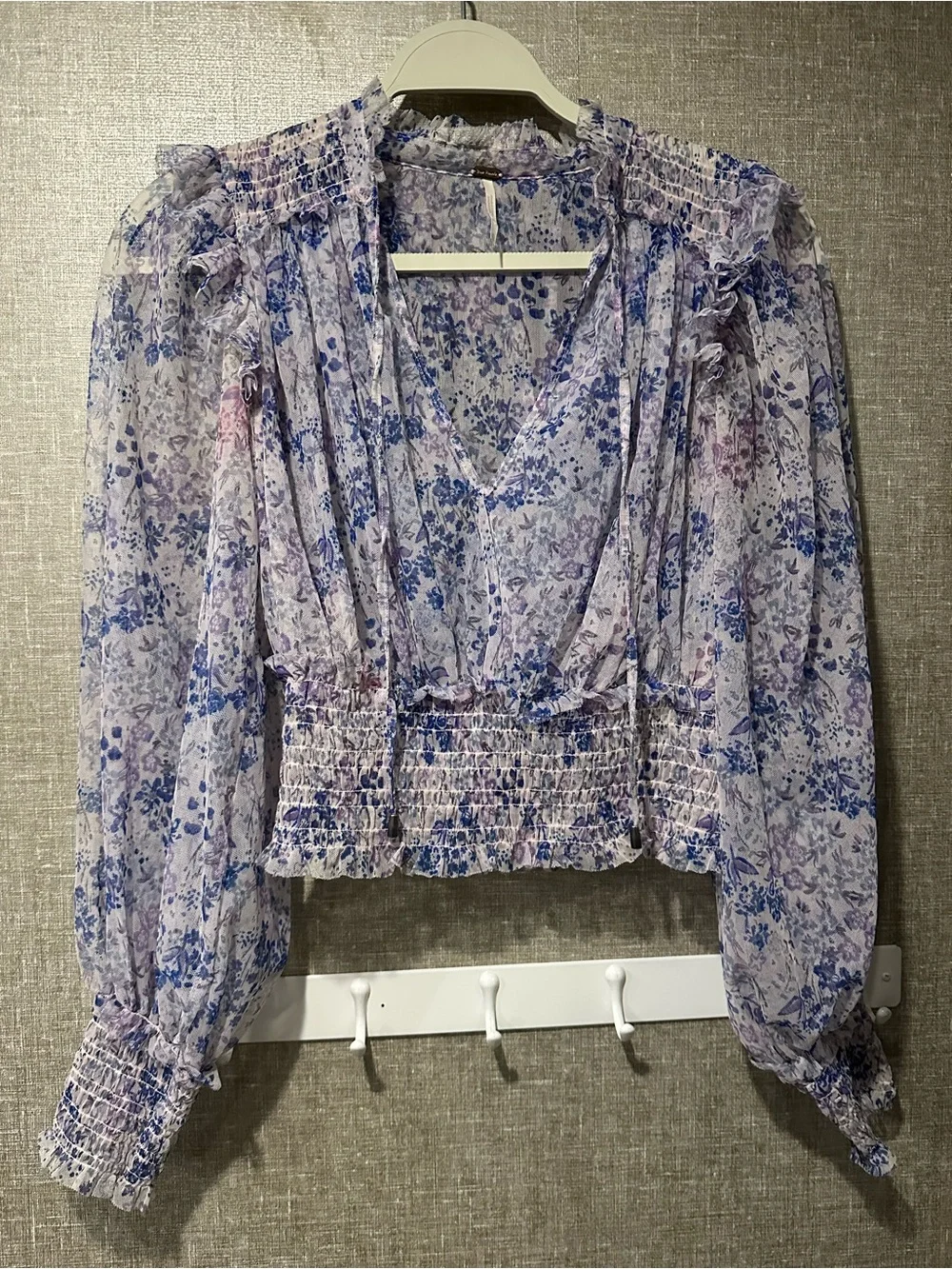 Free People sheer lavender